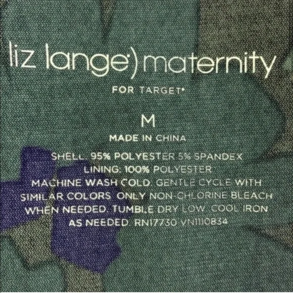 Liz Lange Maternity Tie Waist Surplice Dress | M - Picture 2 of 6